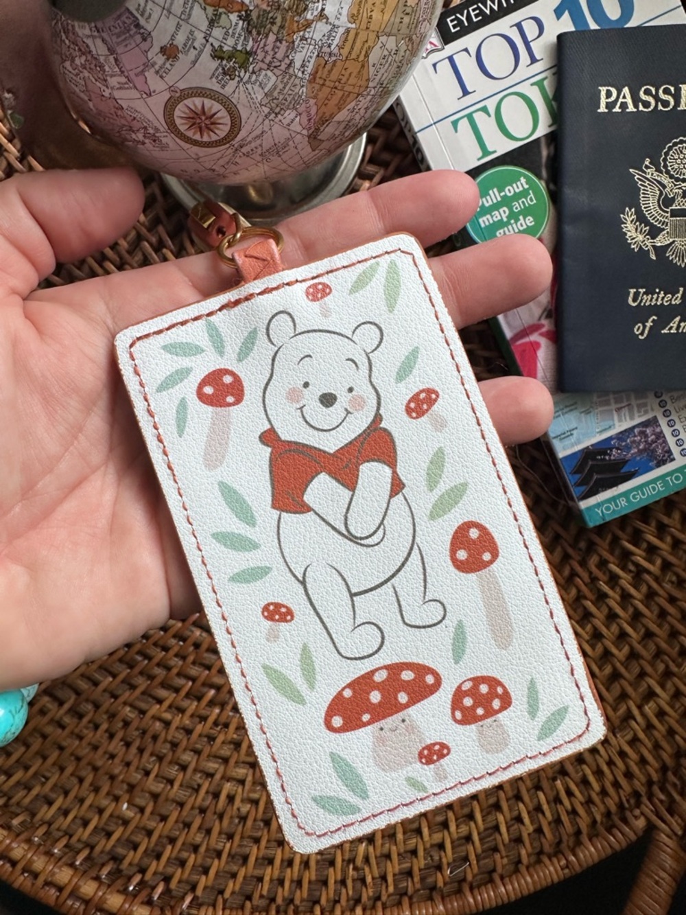 Disney Loungefly Winnie the Pooh Retractable Card ID Holder
